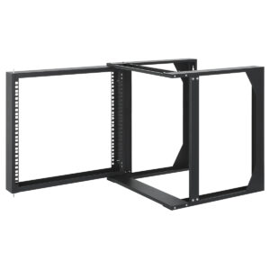 RACK ABIERTO DE 19" INTELLINET 716185 9U/PARA MONTAJE EN PARED/2 POSTES/30 KG/FLAT-PACK/COLOR NEGRO