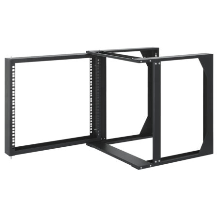Rack Abierto De 19″ Intellinet 716185 9U/Para Montaje En Pared/2 Postes/30 Kg/Flat-Pack/Color Negro