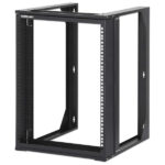 Rack Abierto 19'' Intellinet 12U/Para Montaje En Pared/Hasta 30 Kg/Color Negro/716192