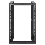 Rack Abierto Para Pared 19" Intellinet 15U/Hasta 30Kg/Color Negro/716208