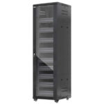 Gabinete De Red 19 Pro Line Con Extractores De Aire - 42U, Ensamblado, Incluye Accesorios, 800Kg, 600X600, Intellinet 716253