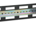 Kit De Carril Din Intellinet 716345 Para Rack De 19" 2U/Ajustable/48 A 174Mm/Color Negro