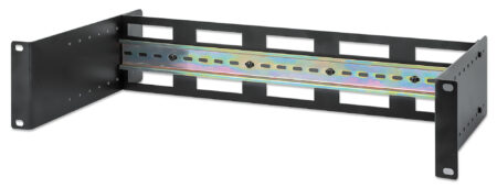Kit De Carril Din Intellinet 716345 Para Rack De 19″ 2U/Ajustable/48 A 174Mm/Color Negro
