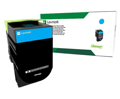 Toner Cian Lexmark 71B40C0. Capacidad 2 – 500 Impresiones, Compatible Concs/Cx 317, 417, 517