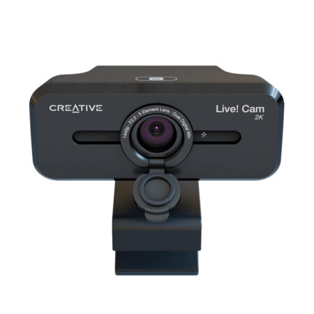 Cámara Web Creative Webcam 2K QHD 4X Digital Zoom Con Microfono – USB – Vf09000 V3 –