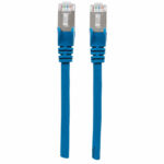 Cable De Red S/Ftp - Cat6A, 7.5M (25Ft), 100 Cobre, Hasta 10Gb, Contactos 50Micras De Oro, Blindado, Cable Patch Azul Intellinet 741514