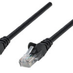 Cable De Red S/Ftp - Cat6A, 7.5M (25Ft), 100 Cobre, Hasta 10Gb, Contactos 50Micras De Oro, Blindado, Cable Patch Negro Intellinet 741569