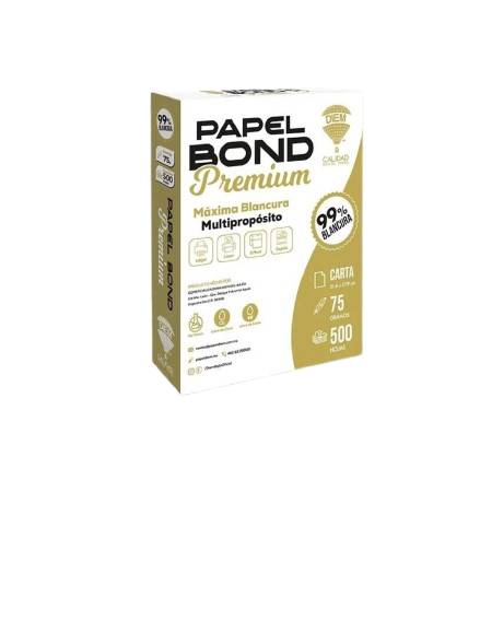 Papel Bond Diem 7506231550947 10 Paquetes Con 500 Hojas Tamaño Carta 75 Gramos Y 99 Porciento Blancura –