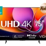 Smart Tv 75" Hisense 75A65Nv/UHD/3840X2160Mp/HDMI/USB 2.0/Color Negro