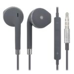 Audífono Aislador De Ruido Para Iphone Brobotix 764625 - Gris, Alámbrico, 3.5 Mm, Smarthphone, 1.15 M