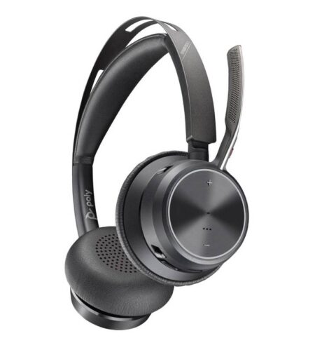 Diadema Audifono C/Microfono Voyager Focus 2 Uc Alambrico/Inalambrico Poly 76U46Aa Bluetooth/USB-A/Color Negro