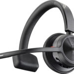 Diadema Audifono C/Microfono Alambrico Poly Voyager 4310 Con Base/Binaural/Bluetooth/Color Negro, 77Y92Aa