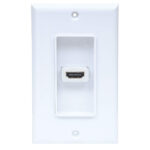 Cople HDMI Blanco Con Faceplate 1 Puerto