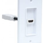 Cople HDMI Blanco Con Faceplate 1 Puerto