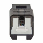 Jack RJ45 Cat6A Utp Keystone De Impacto Negro