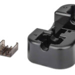 Conector Jack Keystone Cat6A Intellinet 772334 Color Azul/Negro