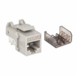 Jack RJ45 Cat6A Utp Keystone De Impacto Gris