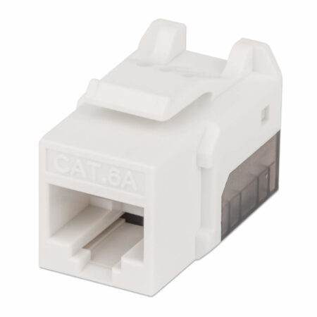 Jack RJ45 Cat6A Utp Keystone De Impacto Blanco