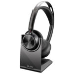 Diadema Audifono C/Microfono Voyager Focus 2 Uc Alambrico/Inalambrico Poly 77Y87Aa Bluetooth/USB-A/Color Negro