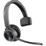 DIADEMA AUDIFONO C/MICROFONO ALAMBRICO POLY VOYAGER 4310 CON BASE/BINAURAL/BLUETOOTH/COLOR NEGRO, 77Y92AA