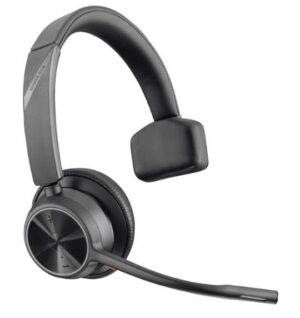 DIADEMA AUDIFONO C/MICROFONO ALAMBRICO POLY VOYAGER 4310 CON BASE/BINAURAL/BLUETOOTH/COLOR NEGRO, 77Y92AA
