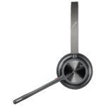 Diadema Audifonos C/Microfono Binaural Inalambricos Poly Voyager 4320/Bluetooth/USB-A /Adaptador Bt700/Soporte De Carga/Color Negro/Certificacion Microsoft Teams/77Z00Aa
