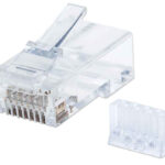90 Piezas De Plugs Rj-45 Cat6 Utp Intellinet 790604 Transparente