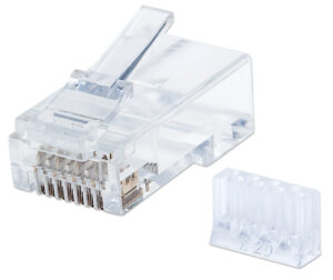 90 PIEZAS DE PLUGS RJ-45 CAT6 UTP INTELLINET 790604 TRANSPARENTE