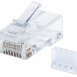 Plug Modular RJ45 Utp Cat6 Multifilar 90Pzs Contacto Chapa Oro