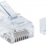 Plug Modular RJ45 Utp Cat6 Multifilar 90Pzs Contacto Chapa Oro