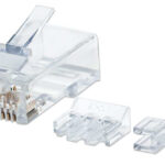 Conectores RJ45 Intellinet Cat6A Stp/80Pzs/Transparentes, 790673