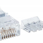 Conectores RJ45 Intellinet Cat6A Stp/80Pzs/Transparentes, 790673
