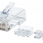 Conectores RJ45 Intellinet Cat6A Stp/80Pzs/Transparentes, 790673