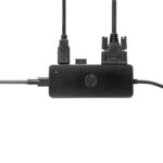 Hub USB-C HP 7Pj38Aa, HDMI: 3840X2160 A 30Hz, 1 VGA: 1080P A 60Hz, 2 USB-A 3.0 De Carga, Color Negro