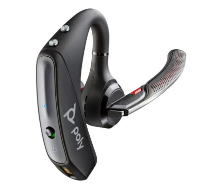 Audifonos Inalambricos C/Microfono Poly Voyager 5200/Manos Libres/Bluetooth/USB/Color Negro/7S431Aa
