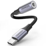 Cable Adaptador De Audio USB-C Macho - 3.5Mm Hembra Ugreen 80154 Negro
