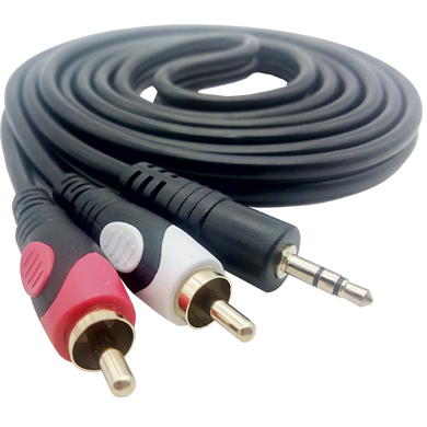 Cable Rca Macho Dual A 3.5 Mm Macho 1.80M Brobotix