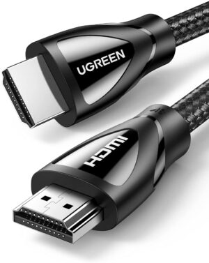CABLE HDMI 2.1 MACHO-2.1 MACHO UGREEN 80404 3 METROS, 8K, 60HZ, NEGRO