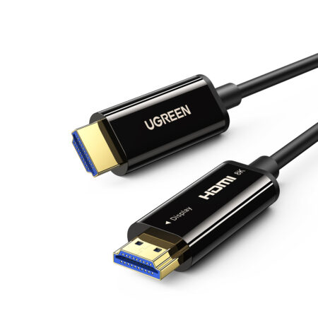 Cable HDMI 2.1 Macho-HDMI 2.1 Macho Ugreen 80409 30 Metros, 8K, 60Hz, 3D, HDR , Negro