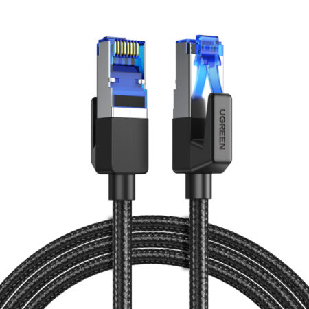 Cable De Ethernet Cat8 De 5 Metros Ugreen 80433 Color Negro