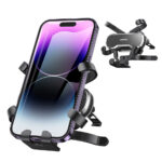 Soporte Para Smartphone De Automovil Para Rendija De Ventilacion Ugreen 80871, Rotacion De 360°/Pinzas De Goma/Suspension Por Gancho