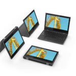 Lenovo 300e Híbrido (2-en-1) 29.5 cm (11.6″) Pantalla táctil HD Intel® Celeron® N N4120 4 GB LPDDR4-SDRAM 64 GB eMMC Wi-Fi 5 (802.11ac) Windows 10 Pro Negro