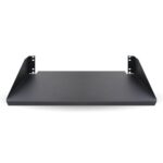 Charola Para Rack 2U X 28 Cms Empatable Brobotix 830731 - Negro, Acero, 20 Kg, 2U