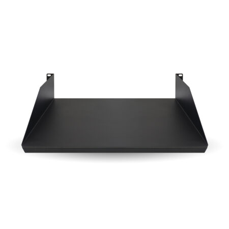 Charola Lisa Para Rack 2U X 35 Cms Brobotix 830733 – Negro, Acero, 20 Kg, 2U