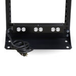 Barra Para Rack De 6 Contactos 15 Amperes 1U Brobotix 810624 - Negro, Acero, 1U