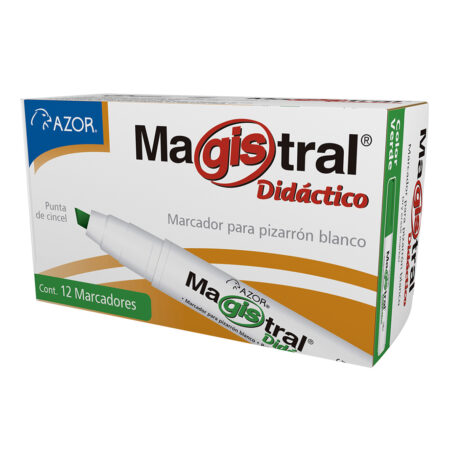 Marcador Magistral Azor 8350Ve Paquete De 12 Piezas – Verde