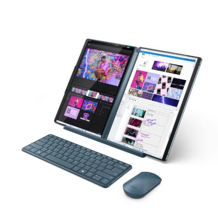 Laptop Lenovo Yoga Book 9 13.3″/Touch/Intel Core Ultra 7-155U/16Gb RAM/1Tb SSD/Bluetooth/Graficos Intel Integrados/Windows 11 Home/Color Tidal Teal/83Ff001Plm