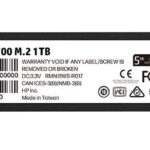 U. Estado Solido SSD M.2 1Tb HP Fx700, NVMe, PCI Express 4.0, 8U2N3Aa