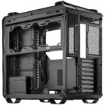 Gabinete ASUS Tuf Gaming Gt502 Con Ventana - Midi-Tower, ATX, Micro-ATX, Mini-Itx, USB 3.2, Sin Fuente, Cristal Templado, Negro