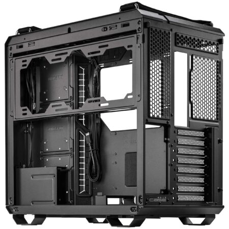 Gabinete ASUS Tuf Gaming Gt502 Con Ventana – Midi-Tower, ATX, Micro-ATX, Mini-Itx, USB 3.2, Sin Fuente, Cristal Templado, Negro